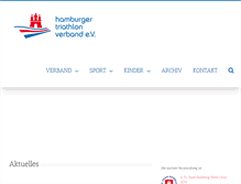 Tablet Screenshot of hhtv-triathlon.de
